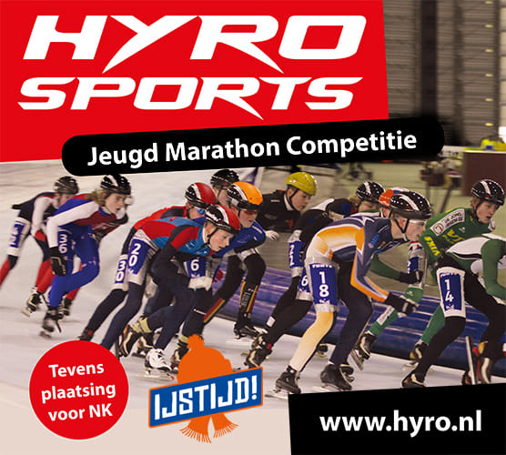 A.s. zaterdag 11 januari Gewestelijk Kampioenschap marathon  jeugd tijdens de 3e wedstrijd in de Hyro Sports Jeugd marathon competitie