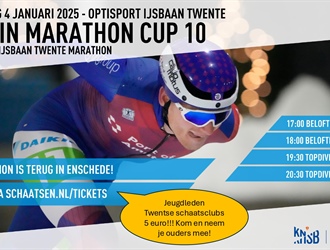 Zaterdag 4 januari 2025 Marathon Cup 10 IJsbaan Twente